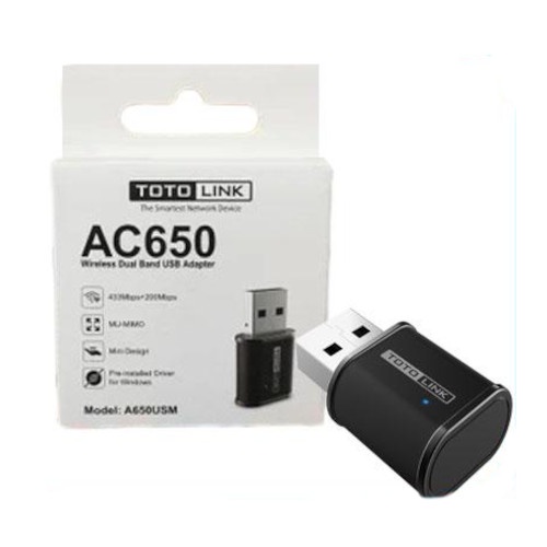 USB Adapter Totolink A650USM wireless AC dual band 2.4/5Ghz