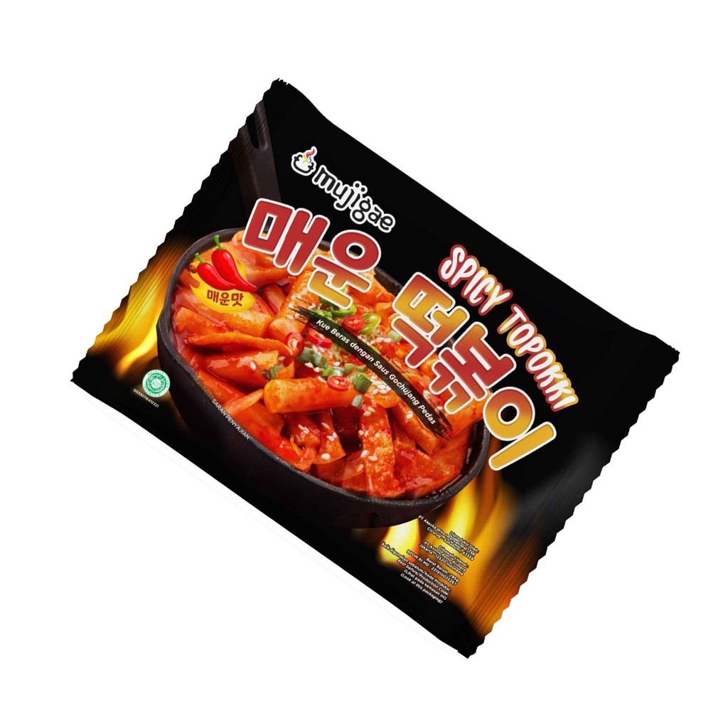 Mujigae Wonhae/ Spicy Topokki/ kue Beras/ Saus Gochujang Pedes/195g