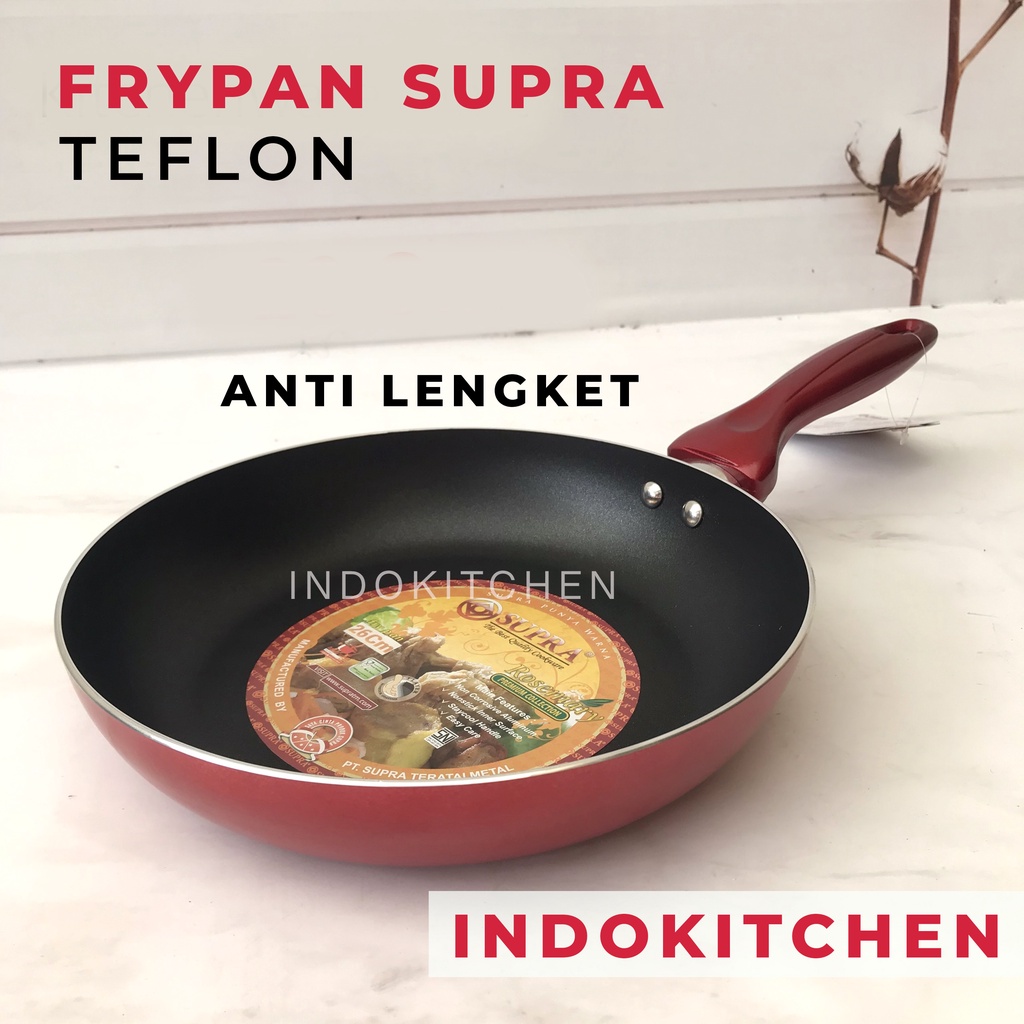 Fry Pan Supra Teflon Anti Lengket - Wajan Super Anti Lengket - Panci Penggorengan - Wajan Rosemary -