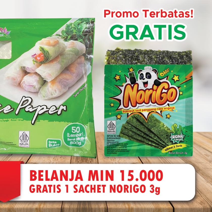 

♟ [ BELI 3 GRATIS 1] Rice Paper / Banh Trang High Quality Rice Paper / Kulit Lumpia Vietnam Rice Paper / rice roll spring roll 500g ➫