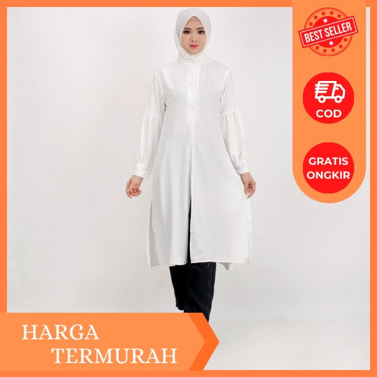 Tunik Remaja Terbaru 2023 Baju Atasan Korean Style Tunic Cewek Hari Raya Baju Atasan Murah Thuni Fas