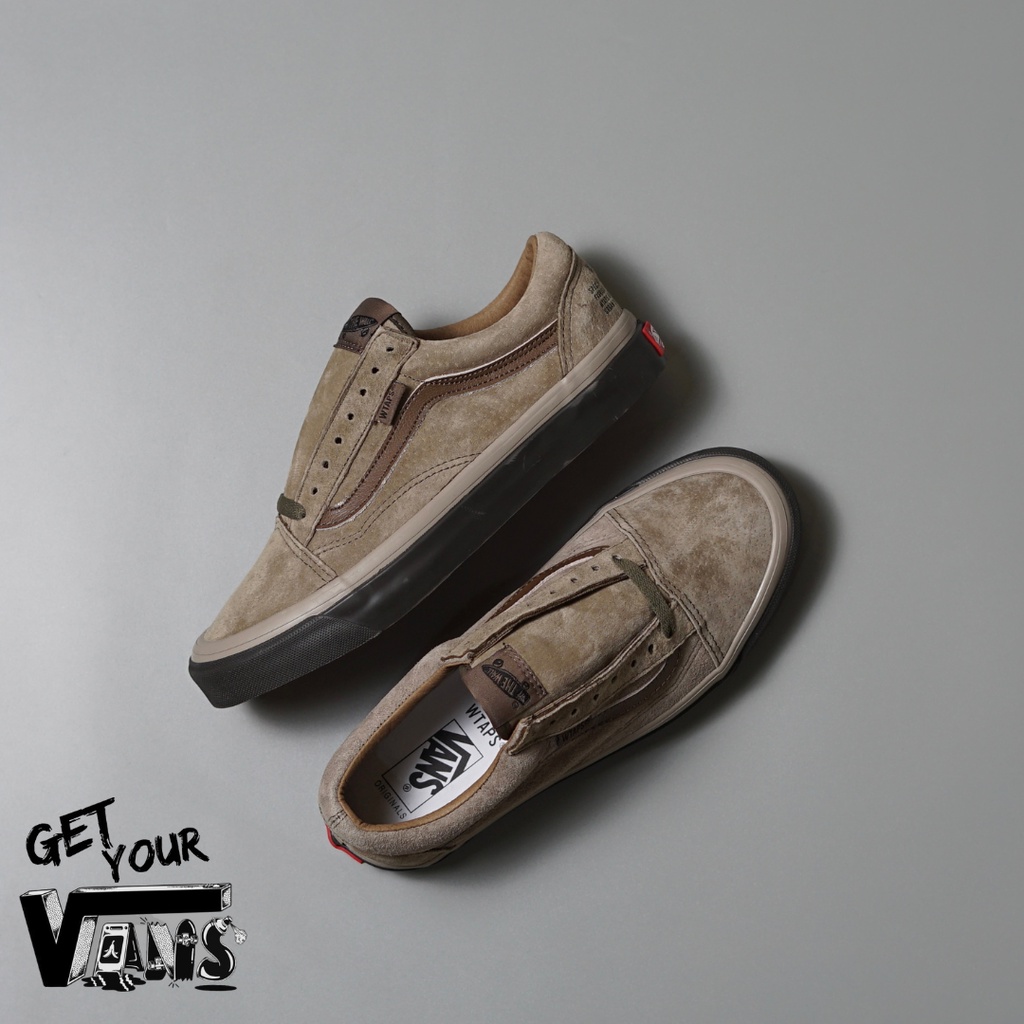 Vans Vault OG Old Skool LX WTAPS Coyote Brown Original 100% BNIB