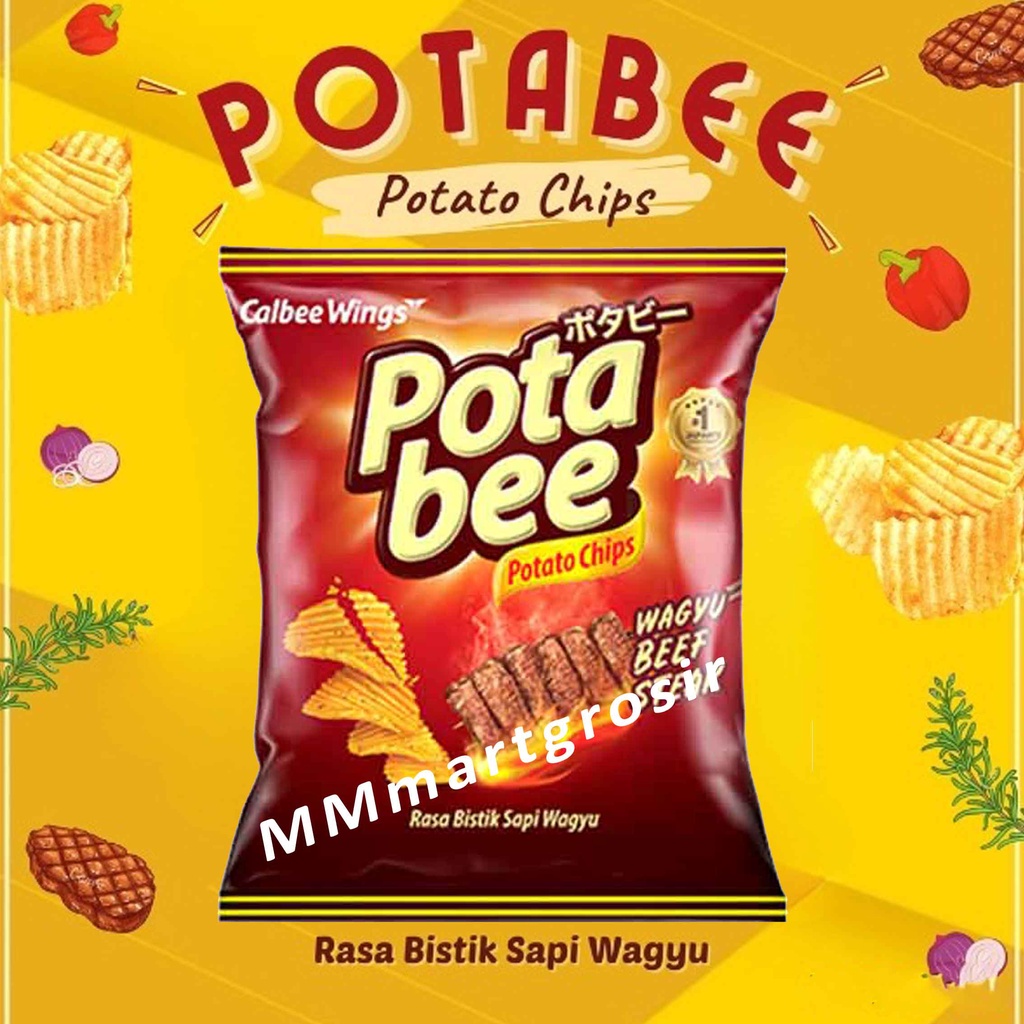 Pota bee / Potato chips / wagyu beef steak / 68g