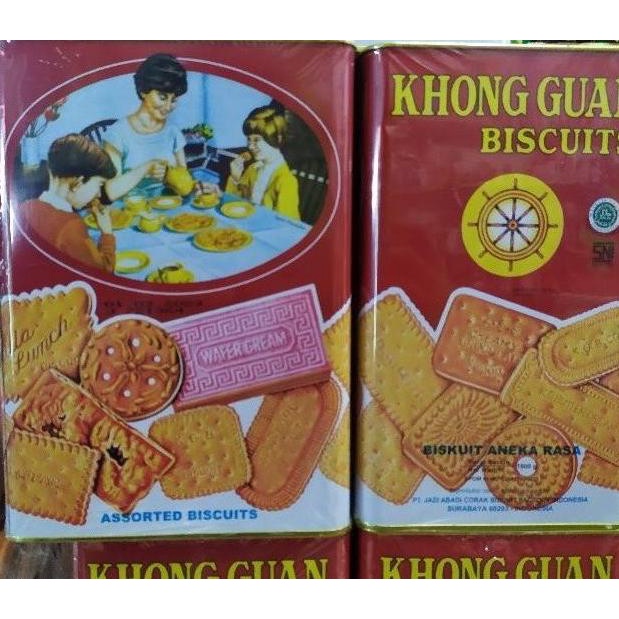 

BISKUIT KALENG TERJANGKAU KHONG GUAN ASSORTED RED BISKUIT RED KALENG BESAR [1600 G] | EL09I09A82L