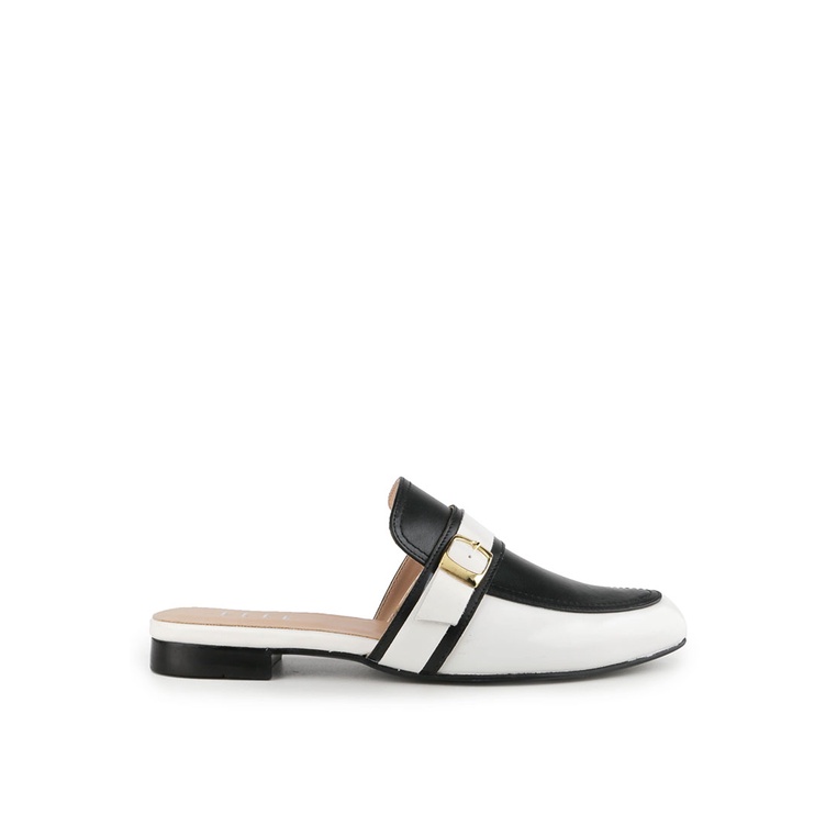 Sepatu Flat ELLE Original Leather outsole Teplek Lamaran Berkualitas Branded Ladies 40188Za Wanita F