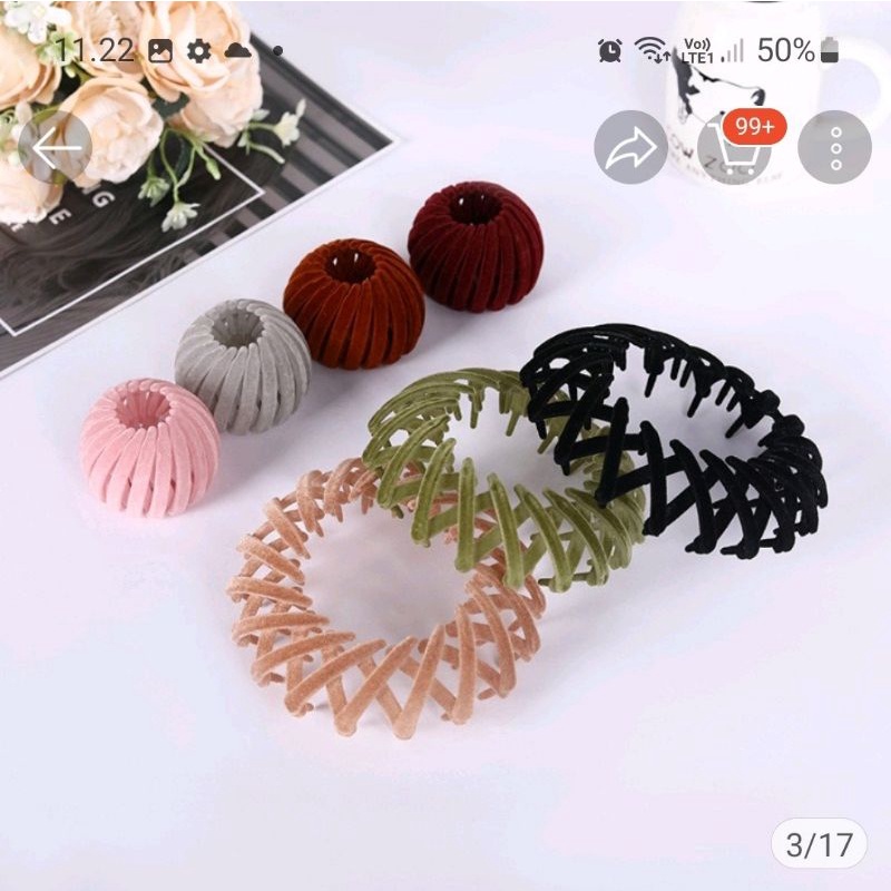 jepit rambut pita rambut korea