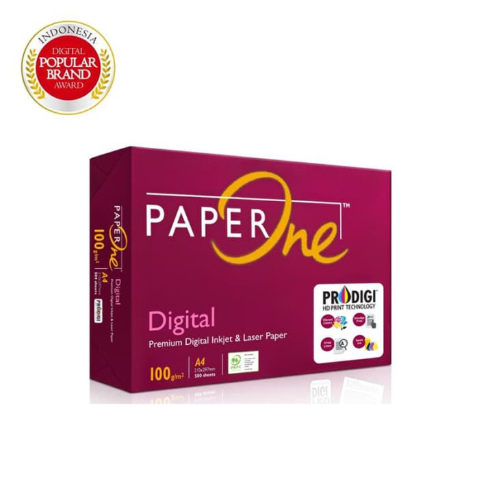 

Best Seller Paper One A4 Kertas Hvs Print Fotocopy 100Gr/Gsm Berkualitas