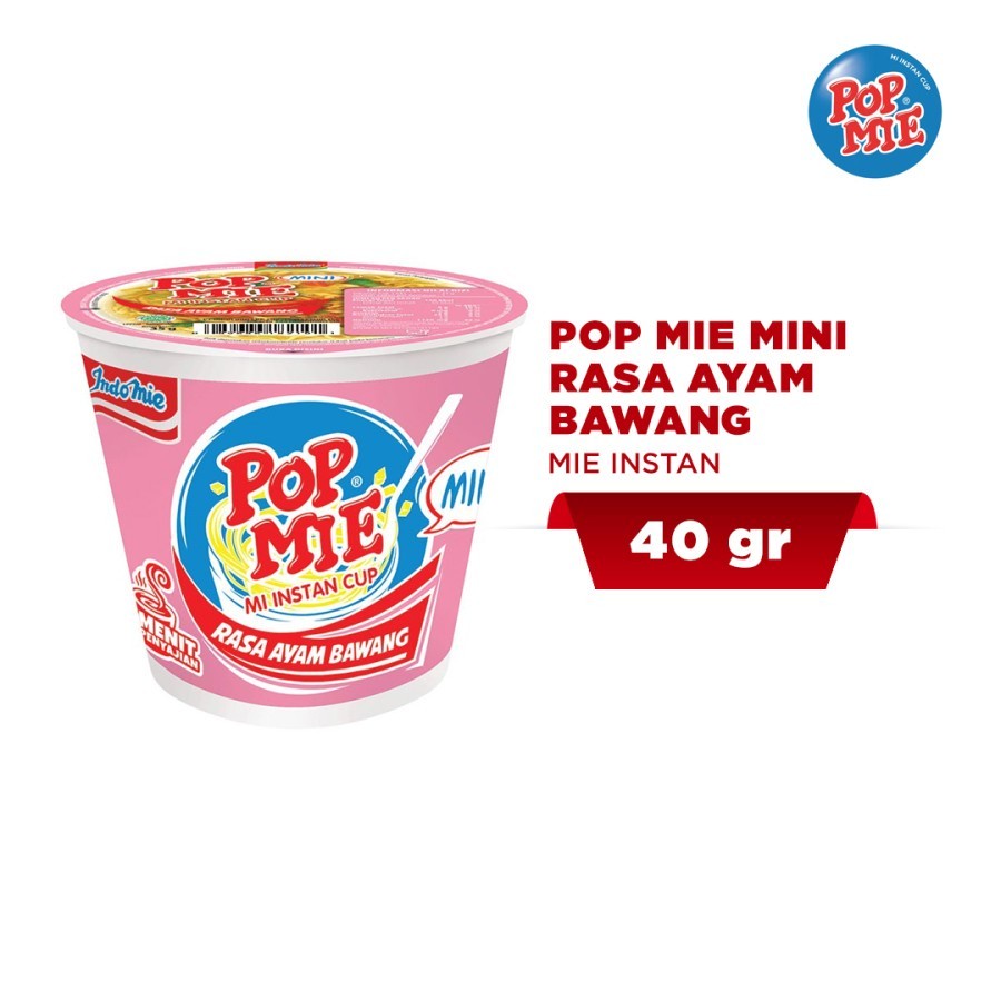 

Mie Instan Pop Mie Mini Rasa Ayam Bawang 40 Gram