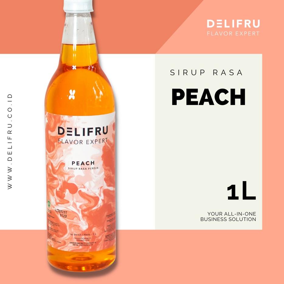 

ⅎ Syrup Peach Delifru 1 Liter - Sirup Persik Premium ♂