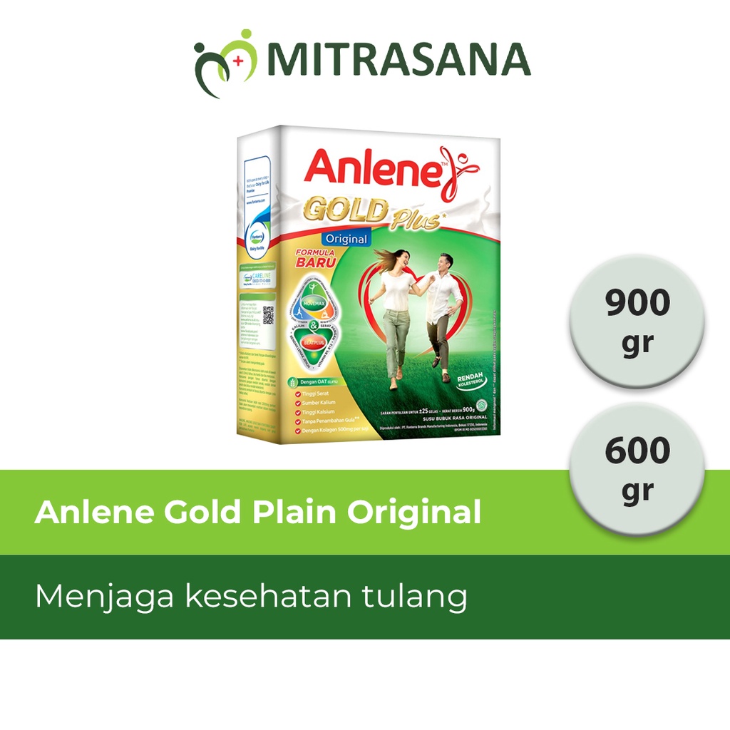Anlene Gold Plain Original 600/900g