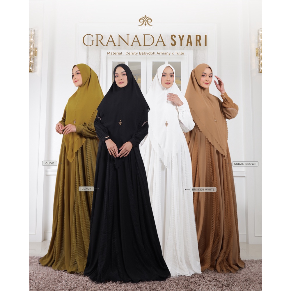 Mayra Gamis Muslim Set Syari Granada