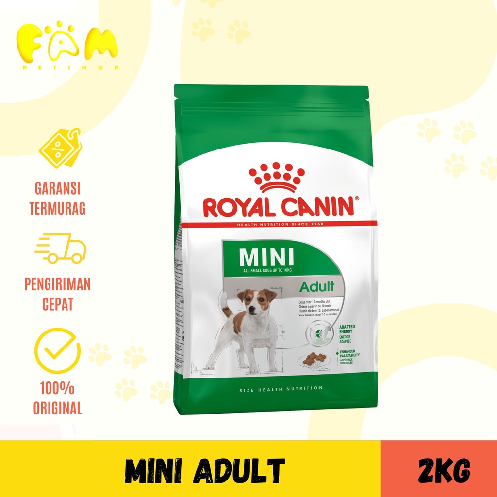 Royal Canin Mini Adult 2kg - Makanan Anjing Dewasa