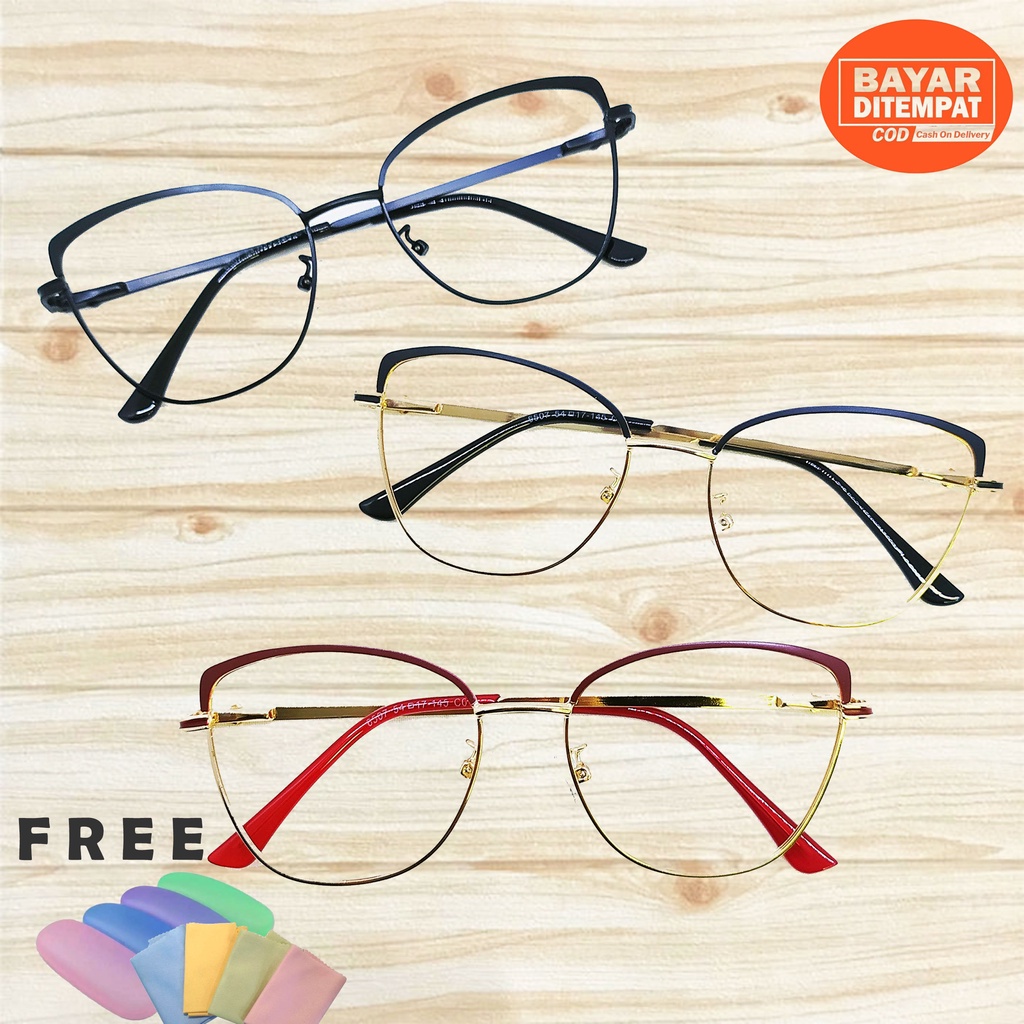 TAKANA - Frame Kacamata Cat Eye Kecil 6507