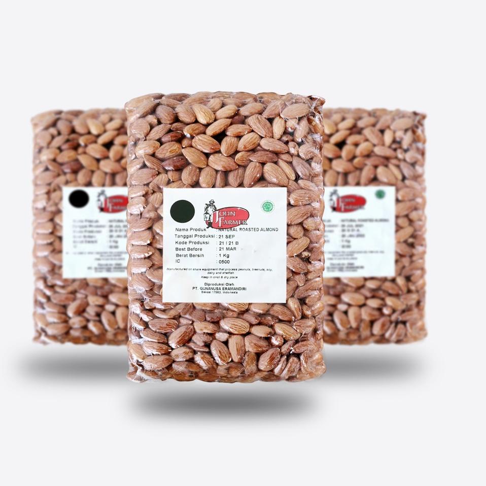 

Lariza Almond Panggang - John Farmer Natural Roasted Almond 1 Kg