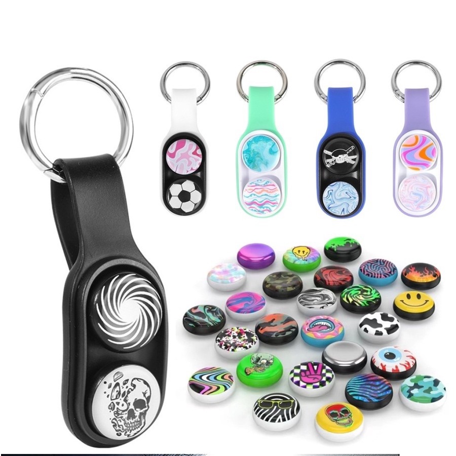 [ASS] POPPUCK spinner Mainan Fidget PopPuck Magnetik Elastis