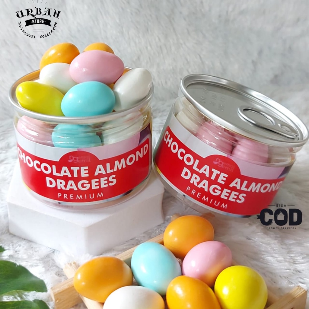 

Can - Chocolate Almond Dragees Coklat Turki Coklat isi Kacang Almond Kualitas Premium