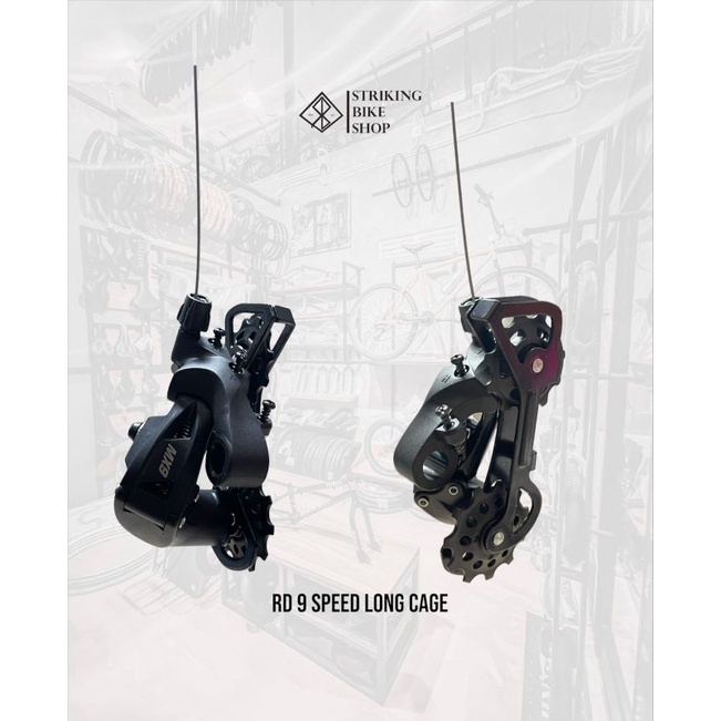 RD REAR DERAILLEUR 9 SPEED SEPEDA
