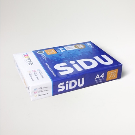 

KERTAS HVS A4 75 GRAM SINAR DUNIA ( SIDU ) /EKON COPY
