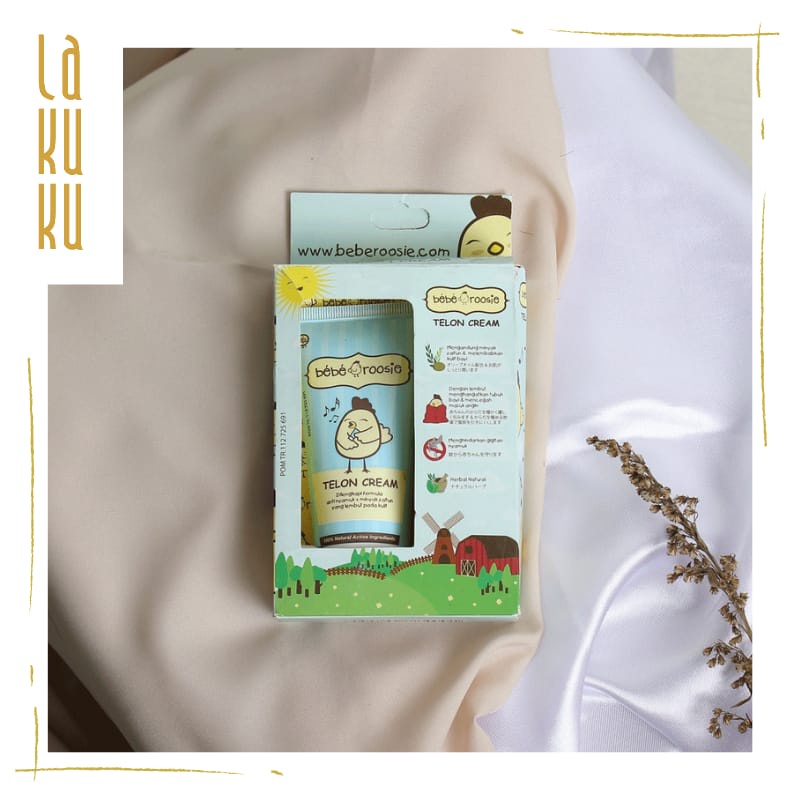 Lakuku - Bugs Repellent Bebe Roosie Cream Anti Nyamuk Aroma Lavender dan Telon Cream