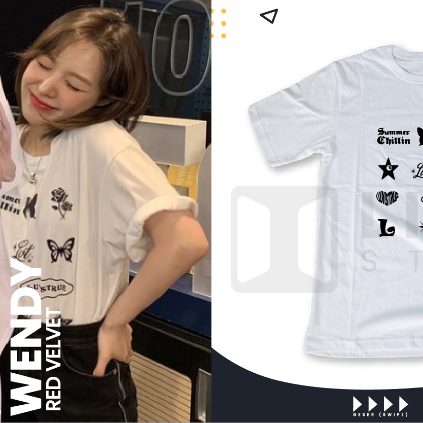 Tshirt - Kaos Wendy Red velvet luv is true