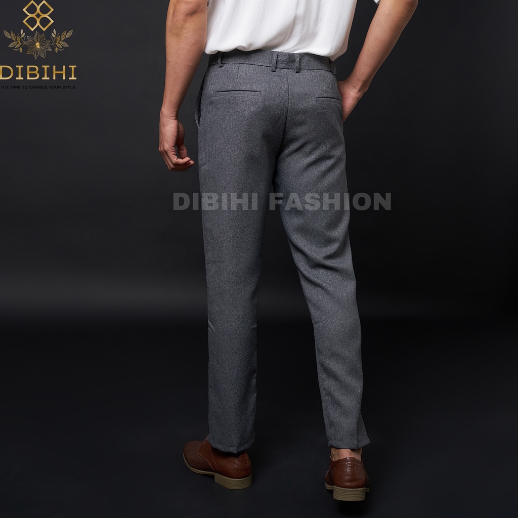 Celana Panjang Bahan Formal Kerja Kantor Dasar Kain Pria Slimfit Premium