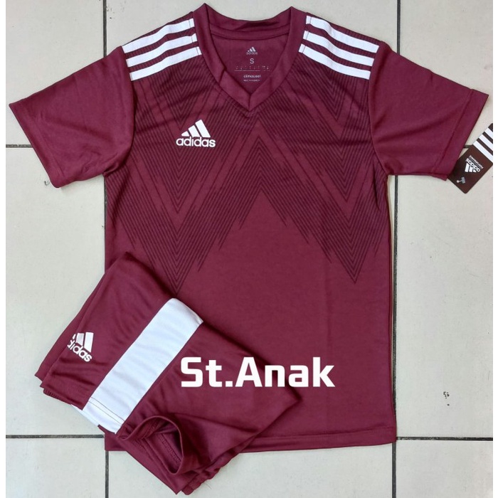 jersey  jersey | setelan futsal ADID01 SKY7 | baju bola anak² | realpict - Maroon, S(H8G7) Jersey Bo