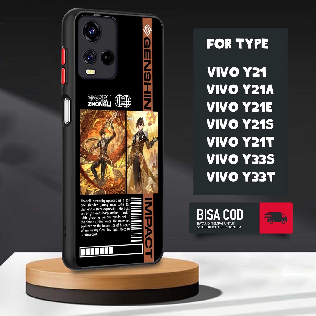 CASE VIVO Y21 / VIVO Y21S / VIVO Y21T / VIVO Y21A / VIVO Y21E / VIVO Y33T / VIVO Y33S MOTIF [GENSHIN
