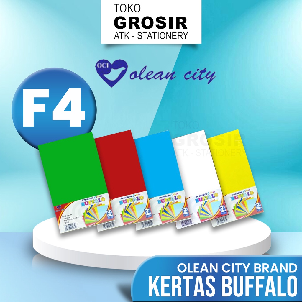 

KERTAS BUFFALO Folio Premium Colour OLEAN CITY