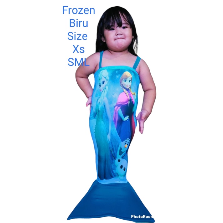 Baju Kostum Renang Mermaid/Putri Duyung Motif L.O.L NEW*** (habisin stok)