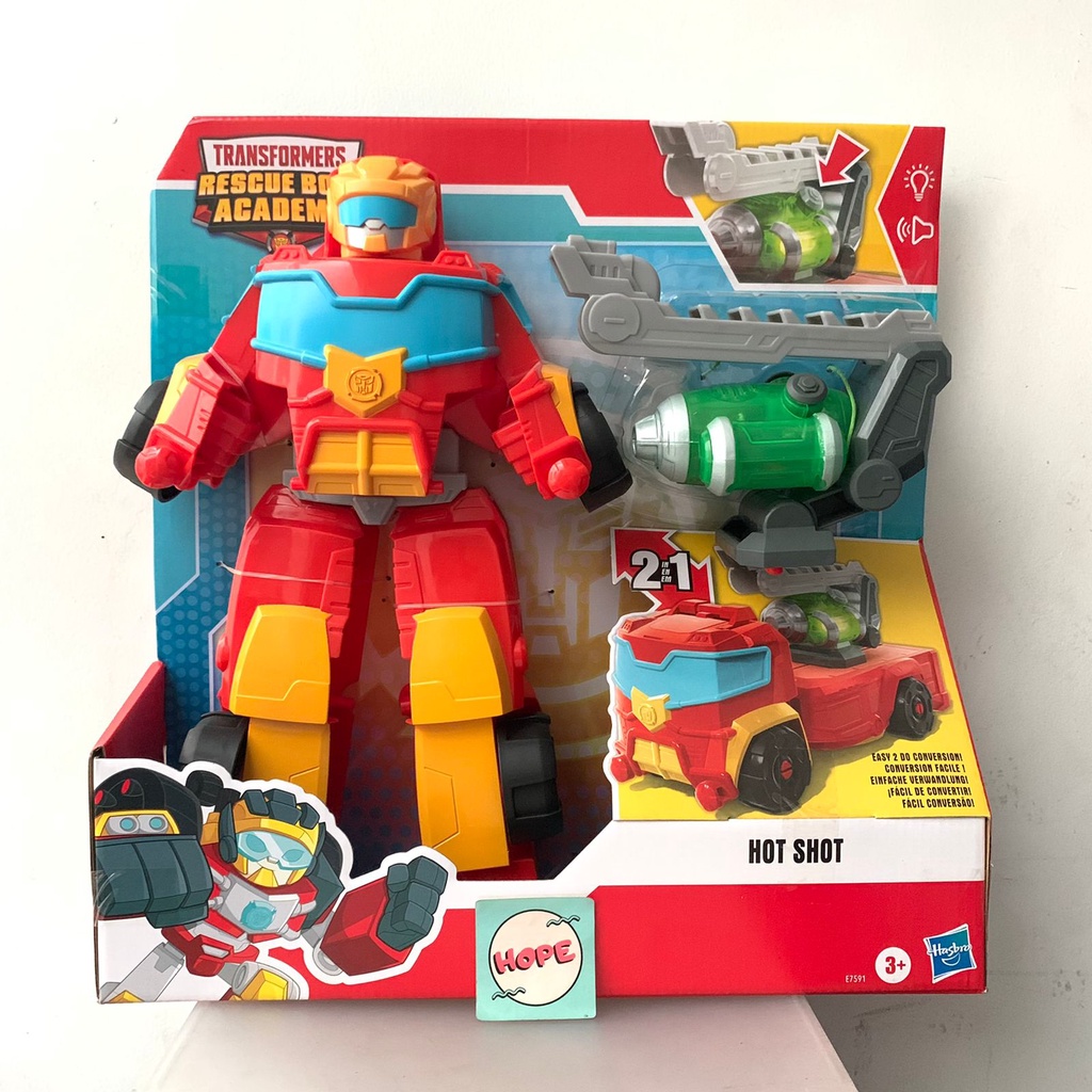 Transformers Rescue Bots Academy 2 In 1 Hot Shot Original Hasbro