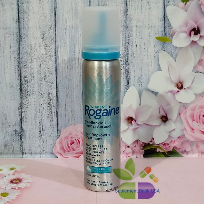 Terlaris Rogaine Foam Women 5% Minoxidil 60 G