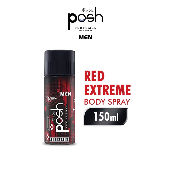 Posh Spray Cologne Men Red Extreme Botol 150 ml