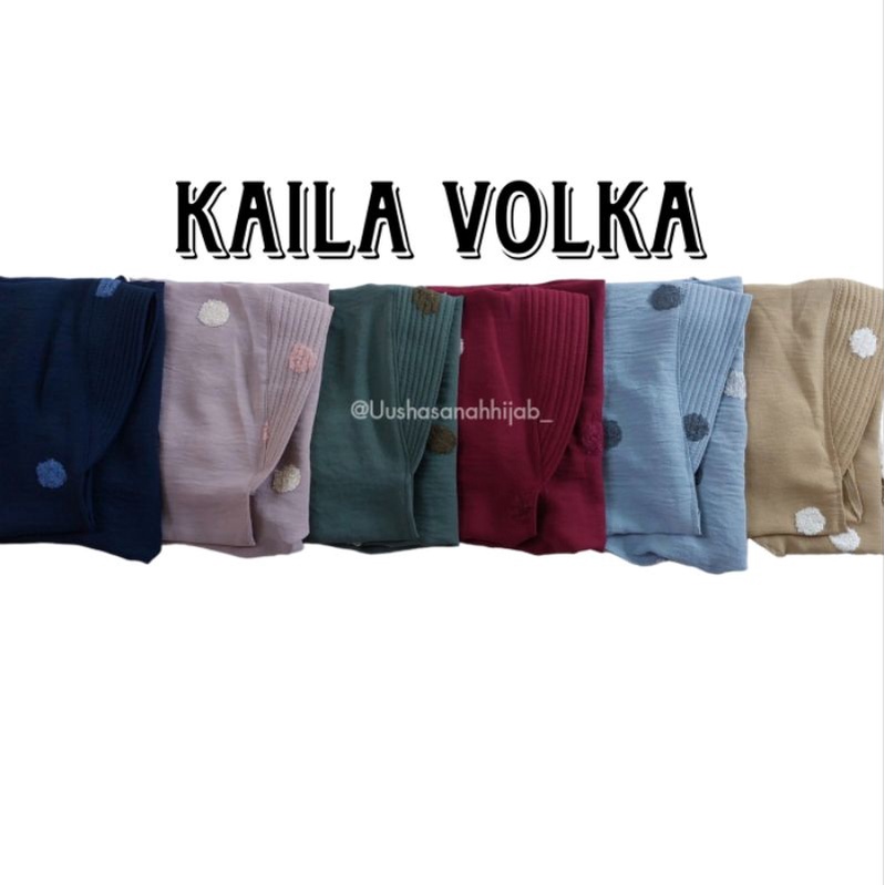 [ De.al Hijab ] KAILA VOLKA••hijab pet tali anak••hijab crinkel embroidry