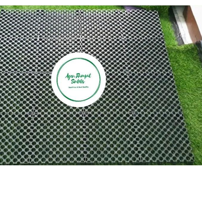 ♫ DRAINASE RUMPUT SINTETIS  CM TEBAL 30 MM - ALAS PELAPIS RUMPUT SINTETIS TERLARIS - DRAINAGE CELL -