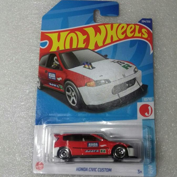 HOT WHEELS HONDA CIVIC CUSTOM. HONDA CIVIC EG GENERATION HW J-IMPORTS.