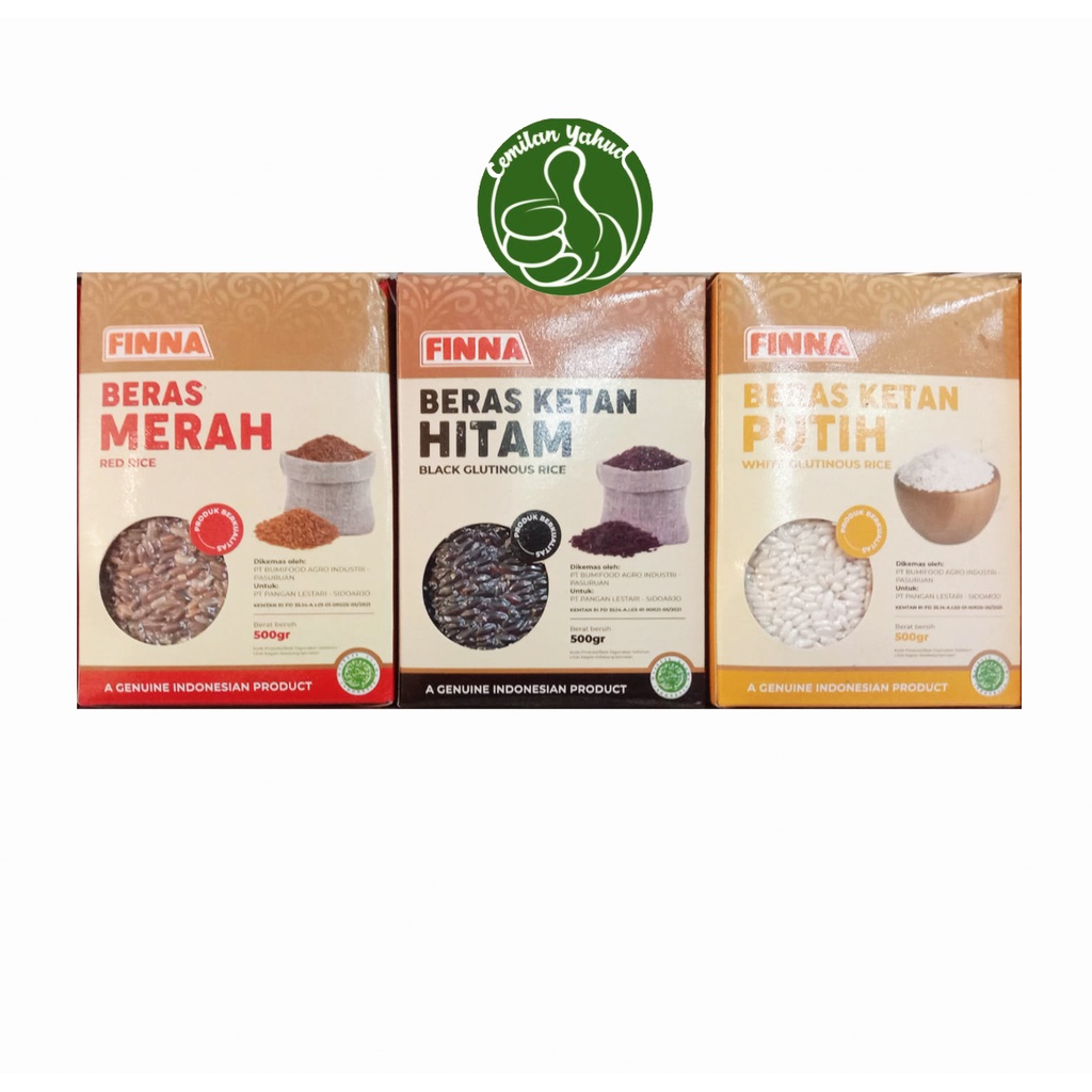 

FINNA Beras 500gr - Merah / Hitam / Ketan Putih