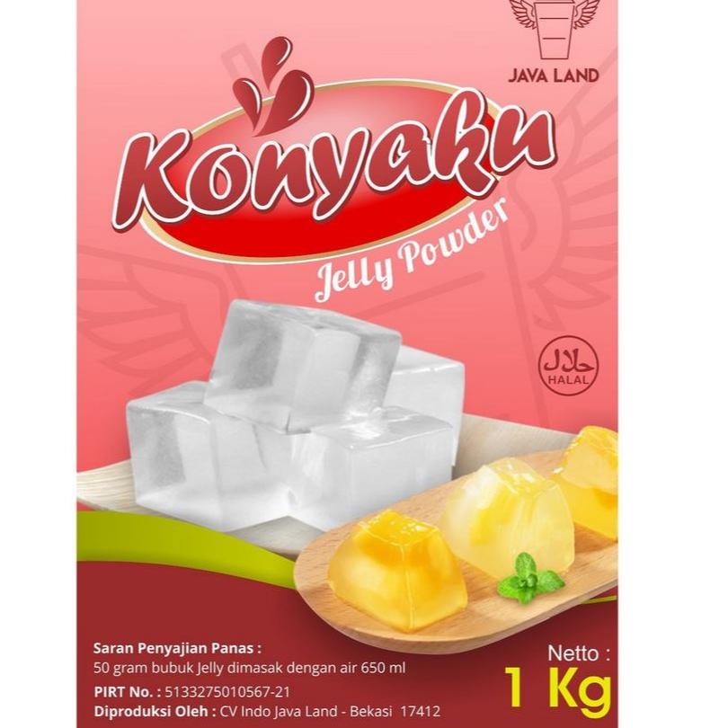 

☊ KONYAKU JELLY 1KG Seperti Nutrijel Bening Ekonomis ™