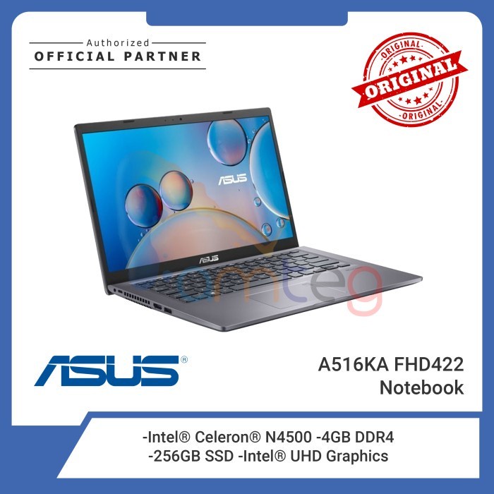 ASUS Laptop A516KA FHD422 N4500 / 4GB / 256GB / WIN11