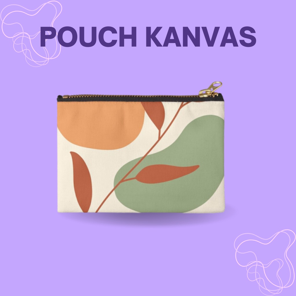 Souvenir Dompet Pouch Kanvas/Souvenir Dompet Kanvas