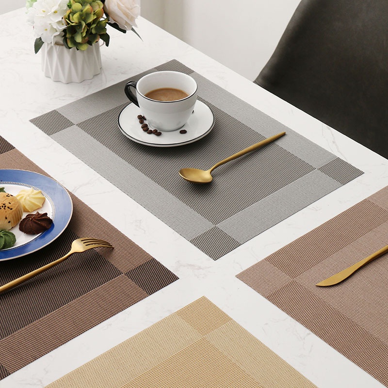 SHOPELLO - Tatakan Piring Gelas Alas Piring Makan Table Mat Placemat Bahan PVC