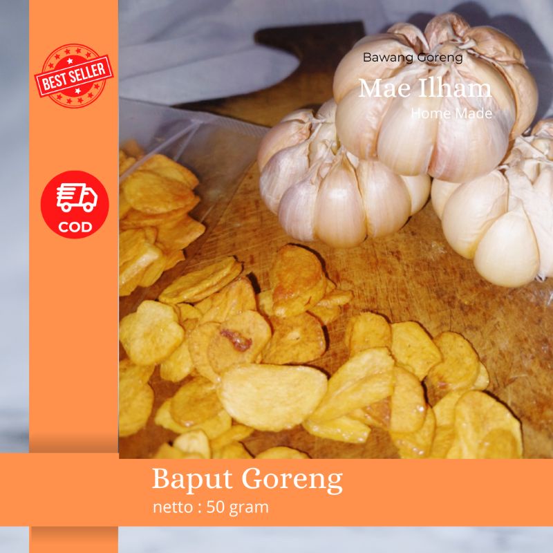 

Bawang Putih Goreng 50gram