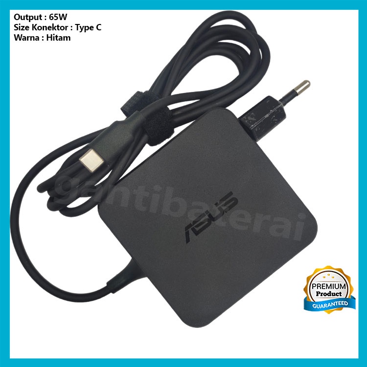 Adaptor Charger laptop asus 65w type c