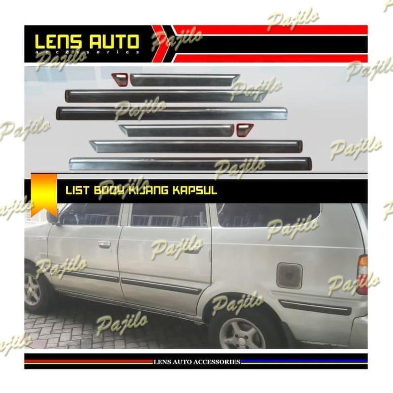 Aksesoris List Lis Pintu Body Samping Kijang Kapsul New EFI SGX LGX KRISTA 2001 2002 2003 2004