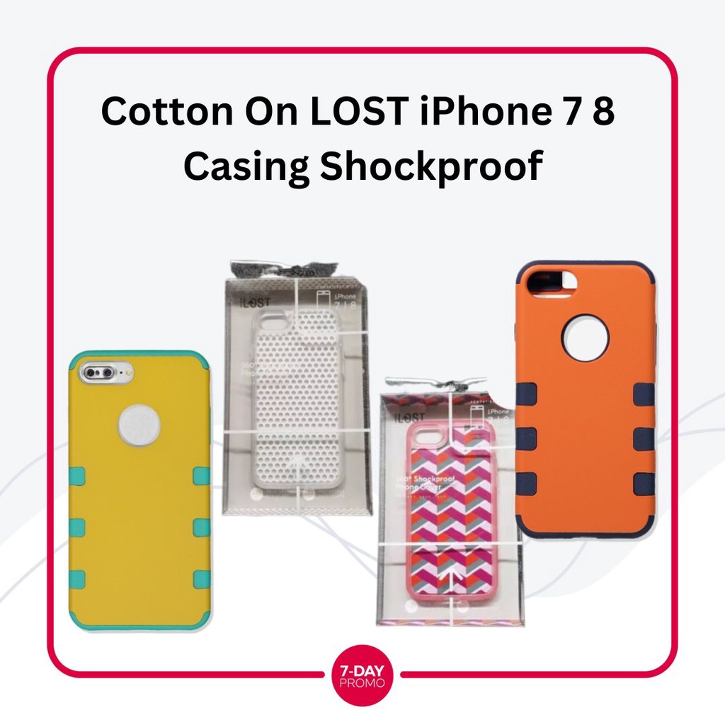 Cotton On LOST iPhone 7 8 Casing Shockproof