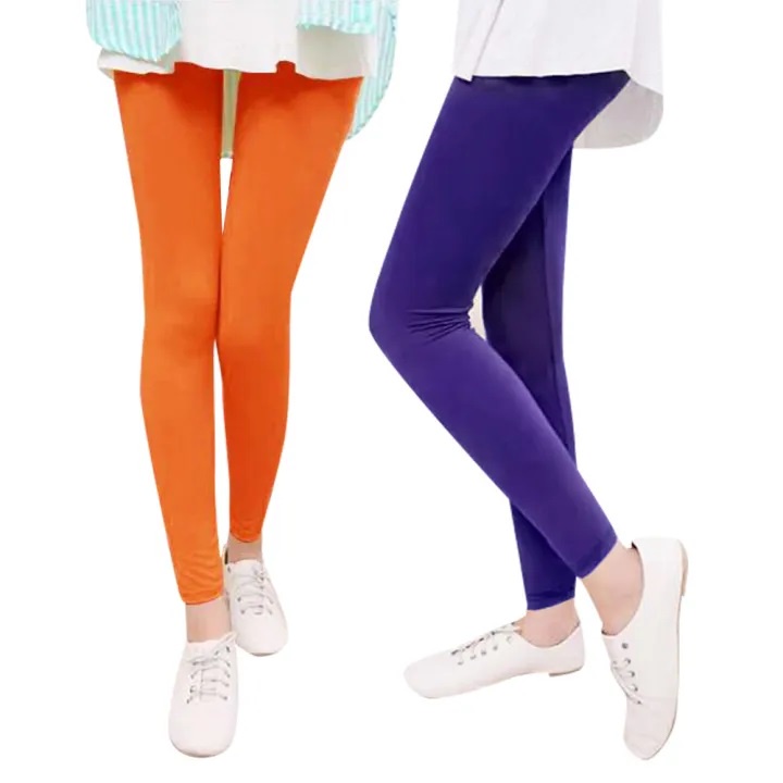 Legging Lejing Panjang Anak Perempuan pilih polos usia bayi-1-2-3-4-5-6-7-8-9-10-11-12-13 tahun / Lejing Anak Panjang