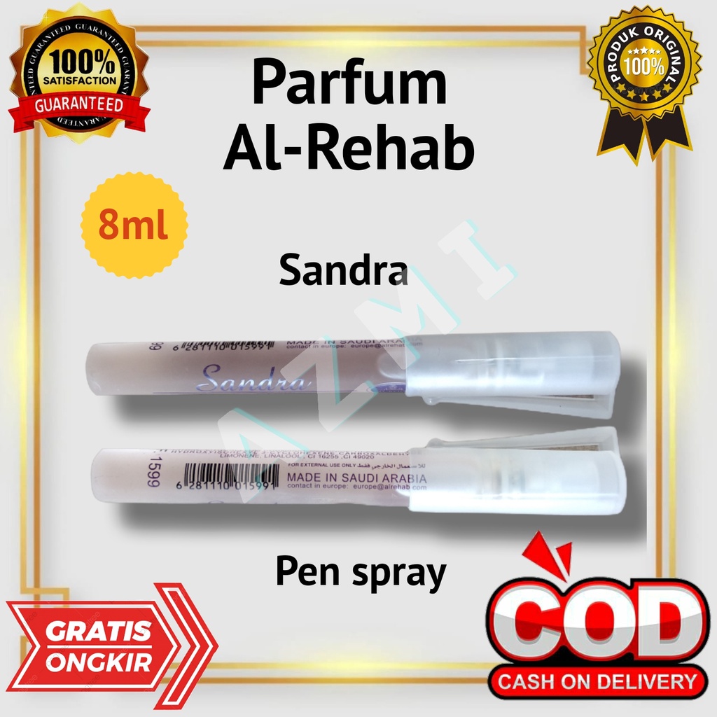 DISKON Termurah Parfum AL Rehab AlRehab PEN Spray 8ML , Al Rehab Original Asli Arab Saudi !!!