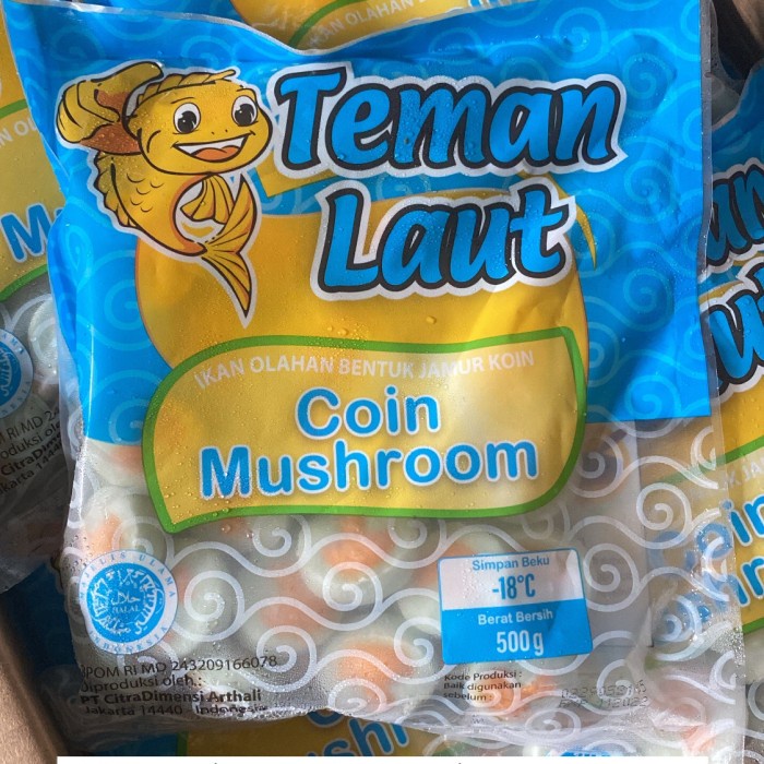 Teman laut Coin mushroom 500gr
