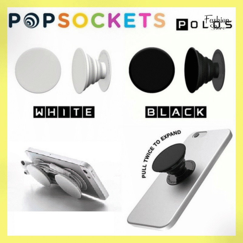 FS-POP SOCKET HANDPHONE / POPSOCKET POLOS PHONE STAND HOLDER / POP SOCKET HP STANDING TEMPEL