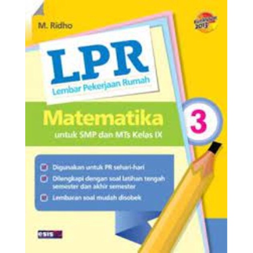 Erlangga - LPR MATEMATIKA SMP/MTS/KLS.IX/K2013