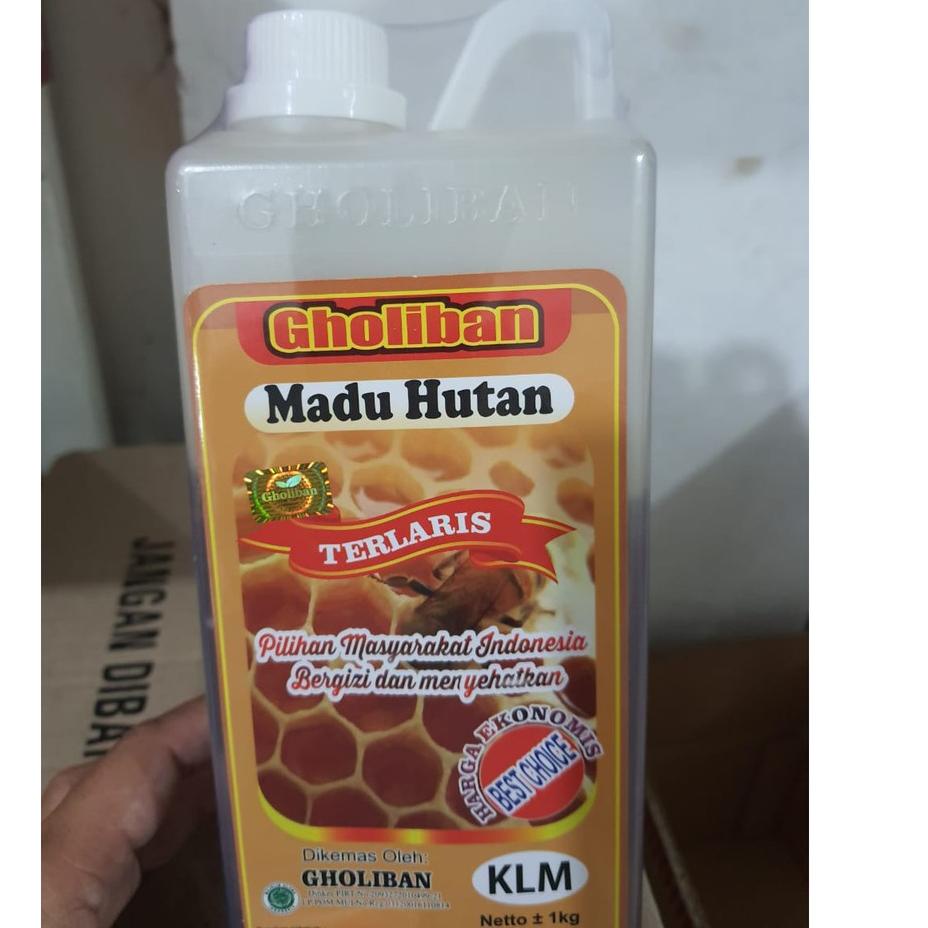 

Yang dinantiB6n1M Madu KLM Kalimantan Gholiban 1 kg / 1kg original Botol Timbul Huruf Gholiban